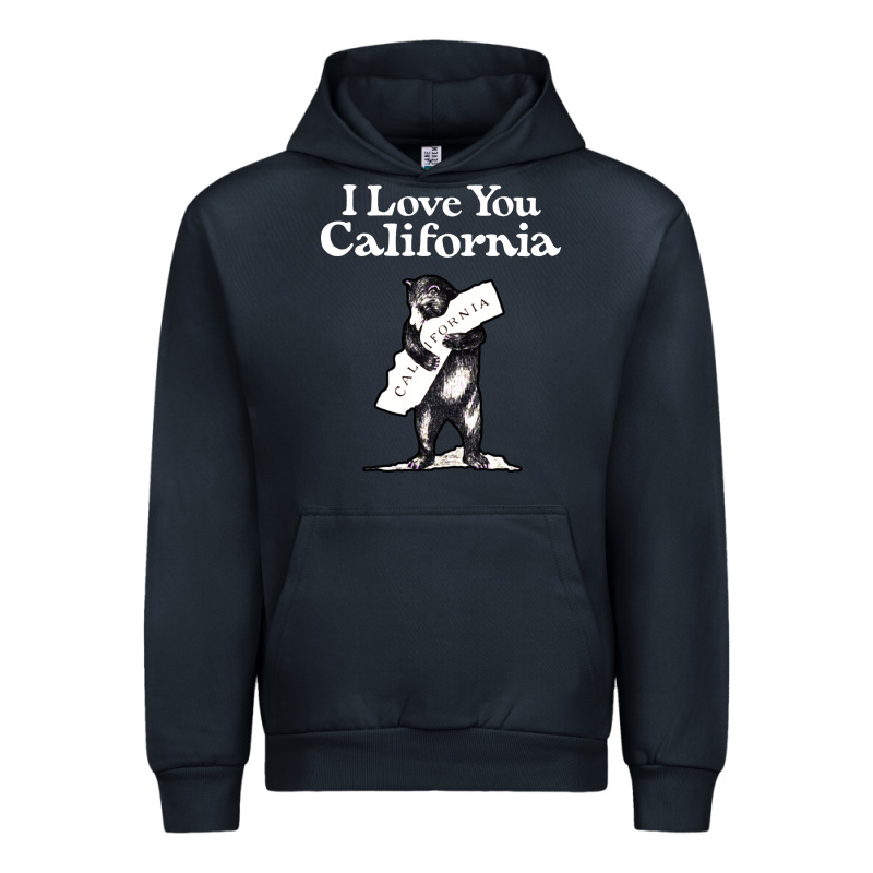 I Love You California Bear State Hug Urban Hoodie by linhVisuals | Teevron