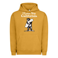 Pigment Peanut Butter i love you california bear state hug Urban Hoodie - linhVisuals