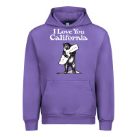 Tulip i love you california bear state hug Urban Hoodie - linhVisuals