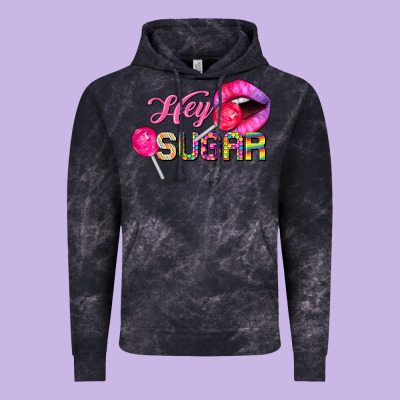 Hey Sugar Valentine's Day Vintage Hoodie Designed By Fadigitalartstudio