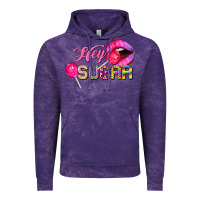 Cloud Purple hey sugar valentine's day Vintage Hoodie - FaDigitalArtStudio