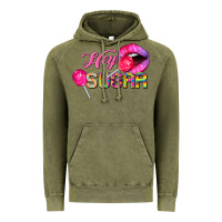 Vintage Olive hey sugar valentine's day Vintage Hoodie - FaDigitalArtStudio