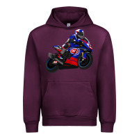 Mauve Wine Superbike Toprak Razgatlıoğlu Urban Hoodie - linhVisuals