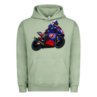 Pigment Oil Green Superbike Toprak Razgatlıoğlu Urban Hoodie - linhVisuals