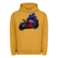 Pigment Peanut Butter Superbike Toprak Razgatlıoğlu Urban Hoodie - linhVisuals