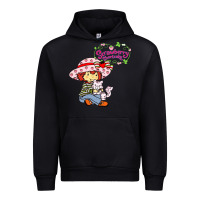 Black strawberry shortcake and cat Urban Hoodie - linhVisuals