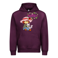 Mauve Wine strawberry shortcake and cat Urban Hoodie - linhVisuals