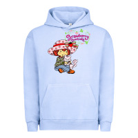 Pigment Grape Ice strawberry shortcake and cat Urban Hoodie - linhVisuals