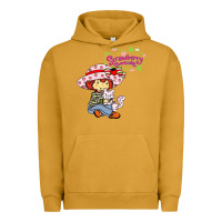 Pigment Peanut Butter strawberry shortcake and cat Urban Hoodie - linhVisuals