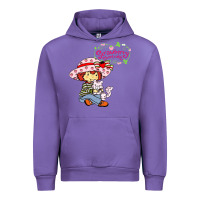 Tulip strawberry shortcake and cat Urban Hoodie - linhVisuals