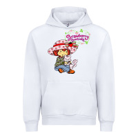 White strawberry shortcake and cat Urban Hoodie - linhVisuals