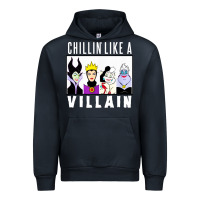 Navy chillin like a villain Urban Hoodie - linhVisuals