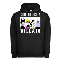 Pigment Black chillin like a villain Urban Hoodie - linhVisuals