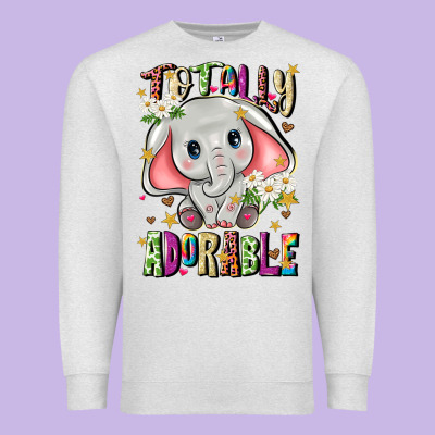Totally Adorable Premium Sweatshirt Designed By Jahusdesignshop