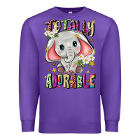 Purple totally adorable Premium Sweatshirt - JahusDesignShop
