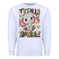 White totally adorable Premium Sweatshirt - JahusDesignShop