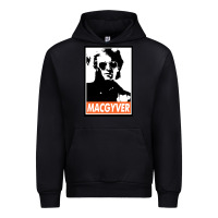 Black macgyver Urban Hoodie - linhVisuals