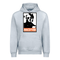 Heather Grey macgyver Urban Hoodie - linhVisuals