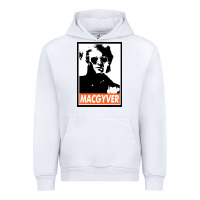 White macgyver Urban Hoodie - linhVisuals