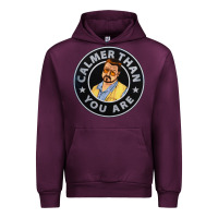 Mauve Wine calmer than you are Urban Hoodie - linhVisuals