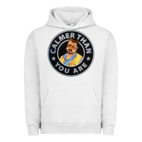 Pigment Lunar Rock calmer than you are Urban Hoodie - linhVisuals