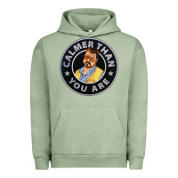 Pigment Oil Green calmer than you are Urban Hoodie - linhVisuals