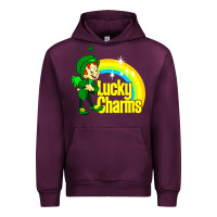 Mauve Wine luv lucky charms Urban Hoodie - linhVisuals