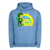 Pigment Pebble Blue luv lucky charms Urban Hoodie - linhVisuals