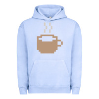 Pigment Grape Ice pixel coffee Urban Hoodie - linhVisuals