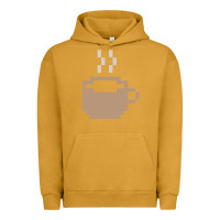 Pigment Peanut Butter pixel coffee Urban Hoodie - linhVisuals