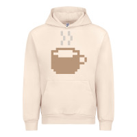 Sandshell pixel coffee Urban Hoodie - linhVisuals