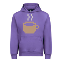 Tulip pixel coffee Urban Hoodie - linhVisuals