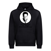 Black funny donny osmond Urban Hoodie - linhVisuals
