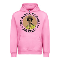 Fuchsia Pink the black samurai Urban Hoodie - linhVisuals