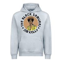 Heather Grey the black samurai Urban Hoodie - linhVisuals