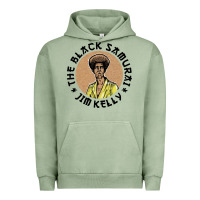 Pigment Oil Green the black samurai Urban Hoodie - linhVisuals