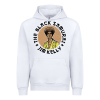 White the black samurai Urban Hoodie - linhVisuals