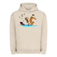 Pigment French Oak calvin music Urban Hoodie - linhVisuals