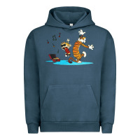 Pigment Midnight Navy calvin music Urban Hoodie - linhVisuals