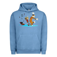 Pigment Pebble Blue calvin music Urban Hoodie - linhVisuals