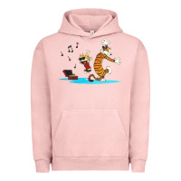 Pigment Salmon calvin music Urban Hoodie - linhVisuals