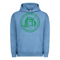 Pigment Pebble Blue University of Puerto Rico Mayagüez Urban Hoodie - linhVisuals