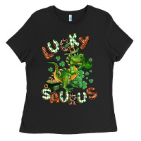 Lucky Saurus Ladies Tee | Teevron