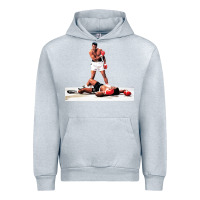 Heather Grey ali vs liston Urban Hoodie - linhVisuals
