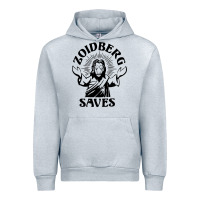 Heather Grey zoidberg saves Urban Hoodie - linhVisuals
