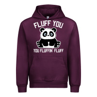 Mauve Wine panda cub fluff you giant panda Urban Hoodie - linhVisuals