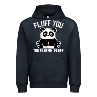 Navy panda cub fluff you giant panda Urban Hoodie - linhVisuals