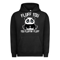 Pigment Black panda cub fluff you giant panda Urban Hoodie - linhVisuals
