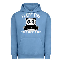 Pigment Pebble Blue panda cub fluff you giant panda Urban Hoodie - linhVisuals