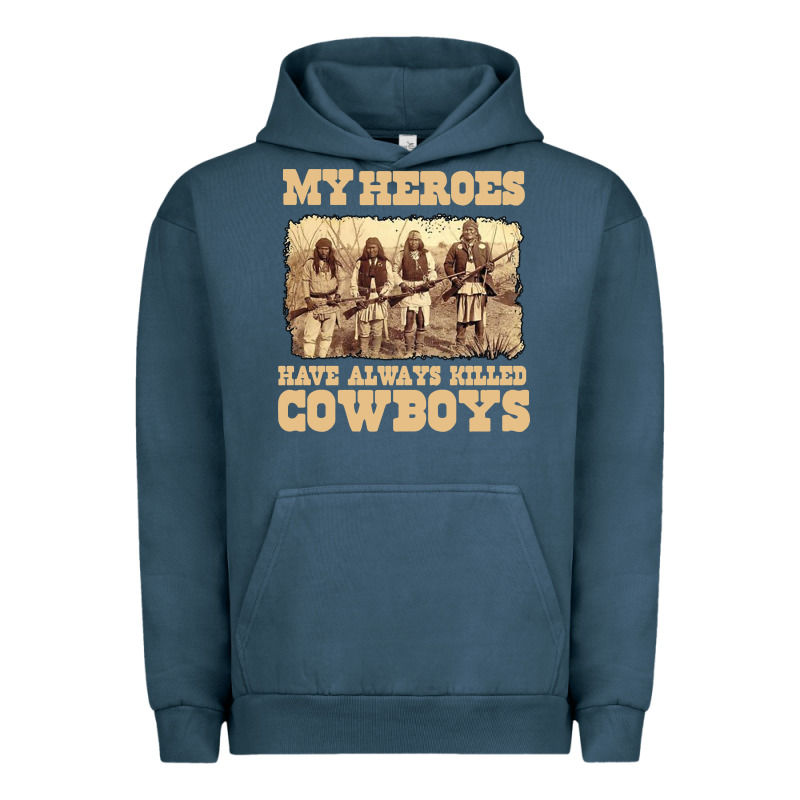 My Heroes Have Always Killed Cowboys Retro Urban Hoodie by linhVisuals | Teevron